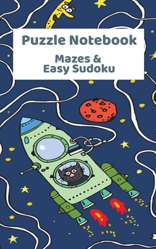Puzzle Notebook Mazes & Easy Sudoku