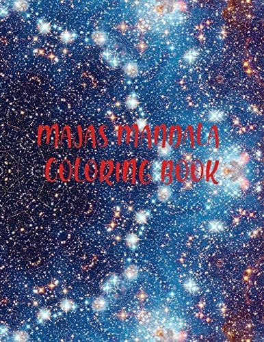 Masjas Mandala Coloring Book 50 Pages 8.5"x 11" In Cover