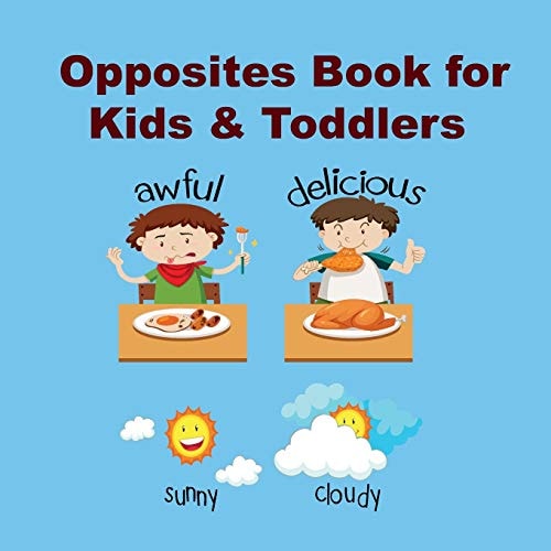Opposites Book for Kids & Toddlers Kids Book Ages 2-4 to Learn the Opposite Things