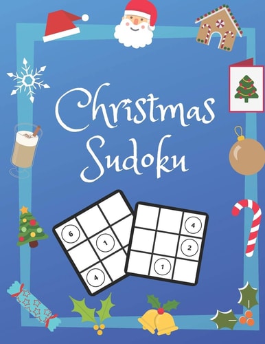 Christmas Sudoku 100 Pages With Sudokus On Easy Level - Relax and Solve - Large Print, Perfect Gift For Advent Time (125 Pages, 8.5 X 11)