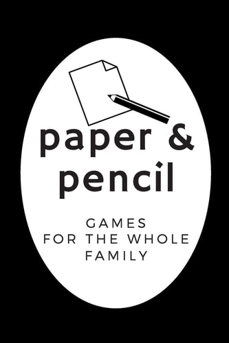 Paper & Pencil Games for the Whole Family 2 Players Activity Book, 7 Different Paper and Pencil Games, Perfect Gift for Kids, Teens and Students!