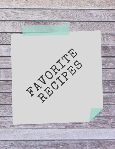 Favorite Recipes Deluxe Recipe Binder