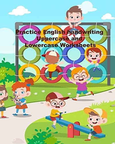 Practice English Handwriting Uppercase and Lowercase Worksheets Letter Tracing Activity Workbook for Toddlers, Grade PK, K, 1st, 2nd Grade, Paperback, 128 Pages, Ages 3+ (Little Learner Workbooks)