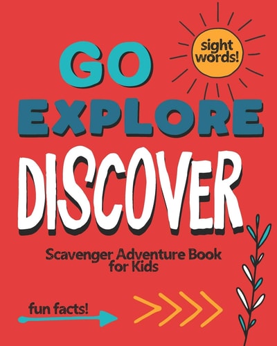 Go Explore Discover Scavenger Adventure Book for Kids