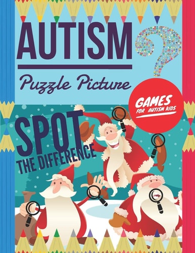 Autism Puzzle Picture Spot the Difference, Games for Autism Kids, Hidden Pictures for Kids, 6 Differences Between Two Pictures with Answers, Picture Puzzles for Children.