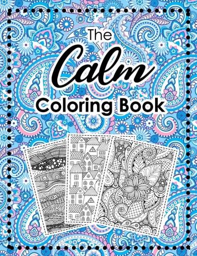 The Calm Coloring Book Seamless Pattern Coloring Pages Help Relieve Stress and Anxiety
