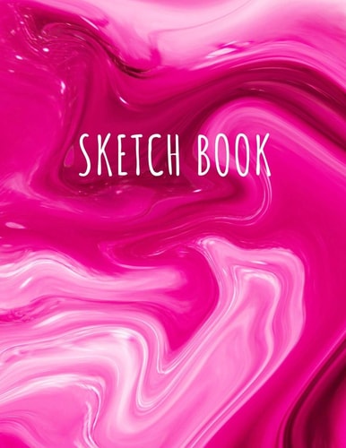 Sketch Book Activity Sketch Book For Kids Watercolor Abstract Painting Instruction 8.5"x 11" 110 Pages Sketching Book From The Imagination (Watercolor Abstract Cover)(Volume 6)