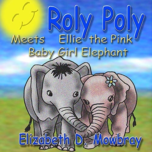 Roly Poly Meets Ellie the Pink Baby Girl Elephant