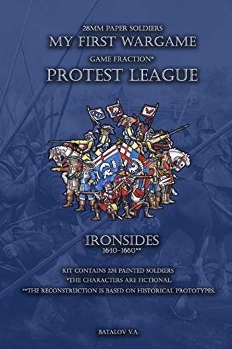 Protest League. Ironsides 1640-1660. 28mm Paper Soldiers