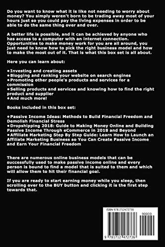 Passive Income, Dropshipping and Affiliate Marketing Achieve Financial Freedom by Earning Passive Income Online So That You Can Be Free from the Rat Race and Travel the World
