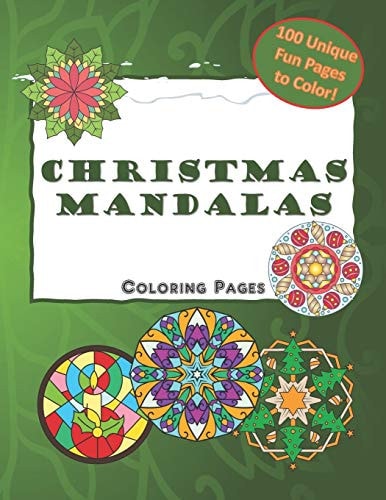 Christmas Mandalas Coloring Pages Mandala Coloring Book for Kids and Adults
