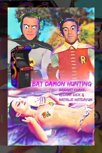 Bat Damon Hunting 'The Sneaky Duo' Satire Cover