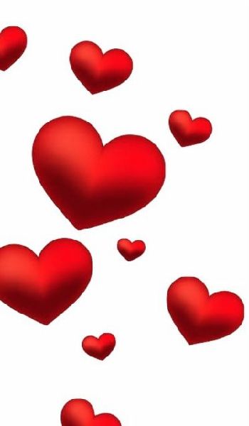 Valentine's red Hearts Creative blank Journal: Valentine's red Hearts Creative blank Journal