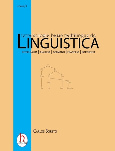 Terminologia Basic Multilingue de Linguistica Interlingua, Anglese, Germano, Francese e Portugese
