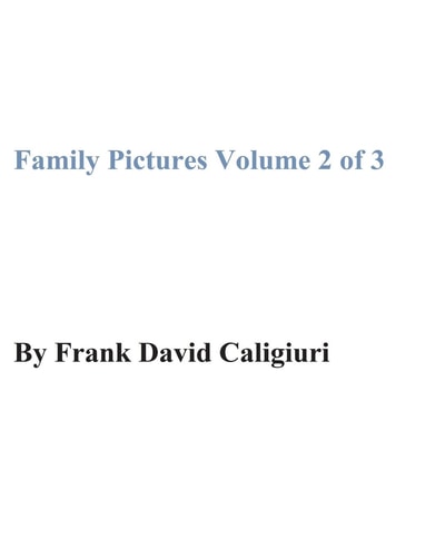Family Pictures Volume 2 Of 3