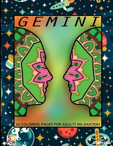 Gemini 50 Coloring Pages For Adults Relaxation