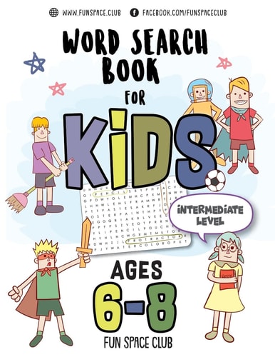 Word Search Books for Kids 6-8 Circle a Word Puzzle Books Word Search for Kids Ages 6-8 Grade Level 2 - 4