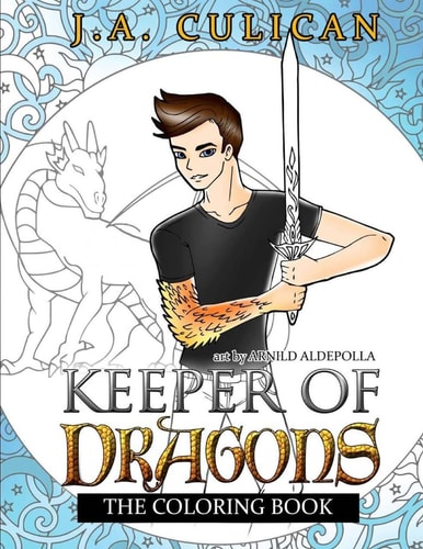 Keeper of Dragons Series The Official Coloring Book