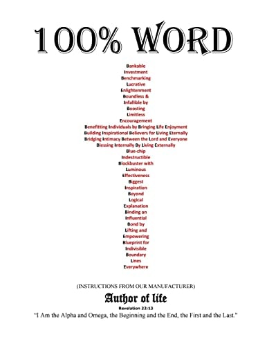 100% Word Instructions from Our Manufacturer