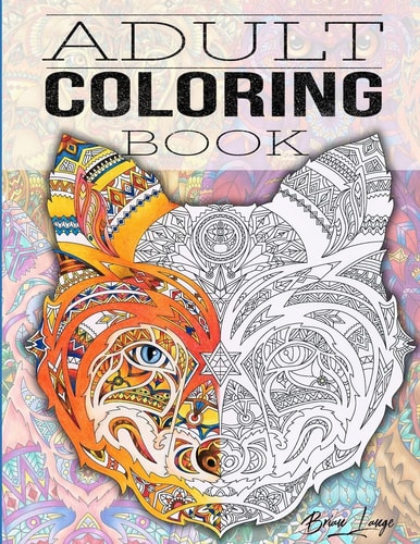 Adult Coloring Book Stress Relieving Animal Designs