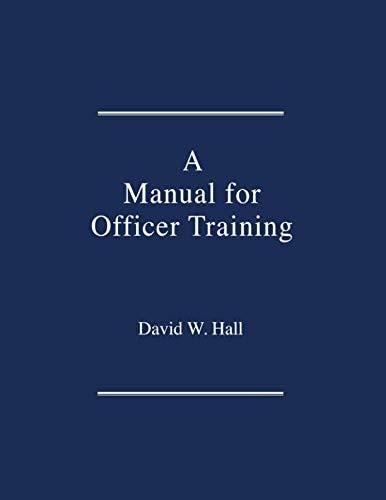 Manual for Officer Training