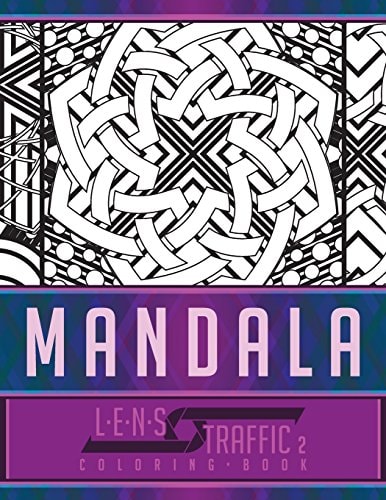 Mandala Coloring Book - LENS Traffic 8. 5 X 11 (21. 59 X 27. 94 Cm)