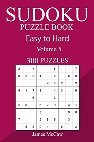 300 Easy to Hard Sudoku Puzzle Book