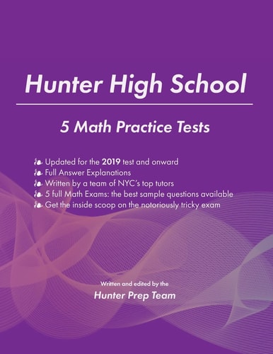 Hunter High School 5 Math Practice Tests