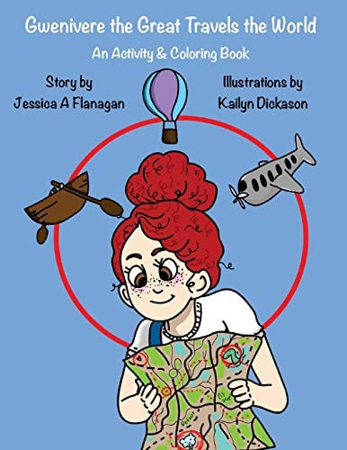 Gwenivere the Great Travels the World Activity & Coloring Book