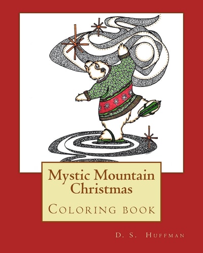 Mystic Mountain Christmas Coloring Book