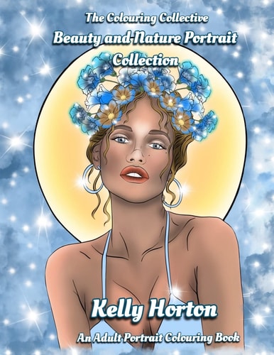 Beauty and Nature Portrait Collection Adult Portrait Colouring Book