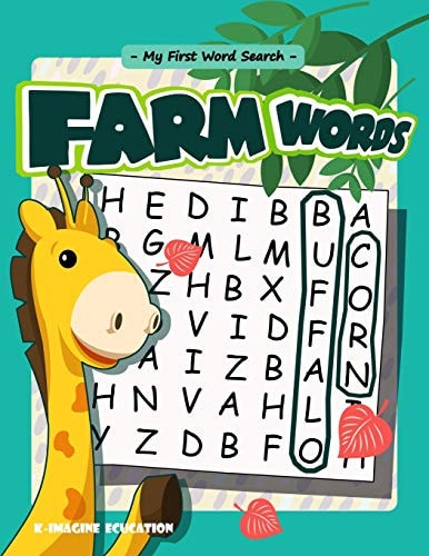 My First Word Search - Farm Words