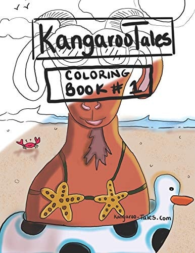 Kangaroo Tales Coloring Book #1 Illustrations by Samantha Turney
