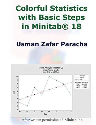 Colorful Statistics with Basic Steps in Minitab(R) 18