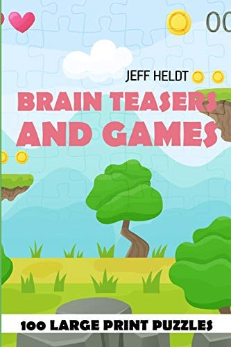 Brain Teasers And Games Corral Puzzles - 100 Large Print Puzzles