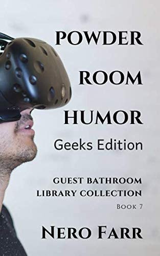 Powder Room Humor Guest Bathroom Library Collection - Geeks Edition