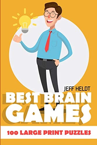 Best Brain Games Heyawake Puzzles - 100 Large Print Puzzles
