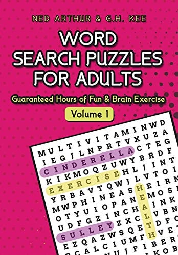 Word Search Puzzles for Adults Guaranteed Hours of Fun & Brain Exercise