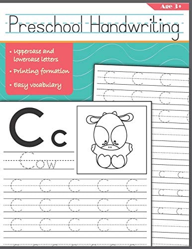 Preschool Handwriting First Tracing Letters Alphabet Books for Kids