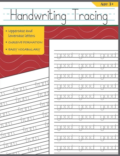 Handwriting Tracing First Easy Words Handwriting Practice for Kids
