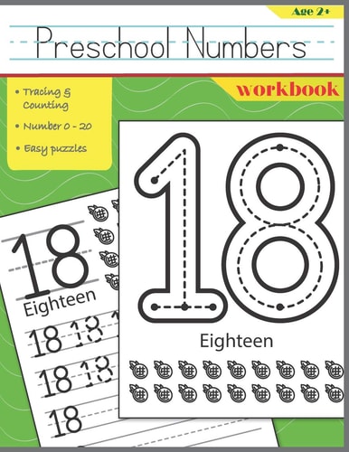 Preschool Numbers Workbook Handwriting Numbers & Easy Number Puzzles for Kids
