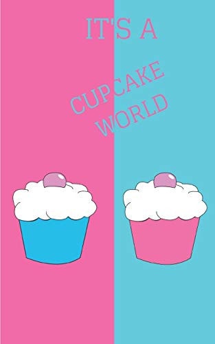 It's a Cupcake World Story Book with 50 Pages with a Glossy Cover Finish Touch