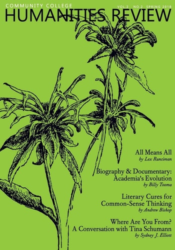 Community College Humanities Review Spring 2018