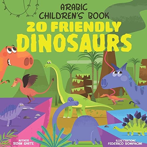 Arabic Children's Book 20 Friendly Dinosaurs