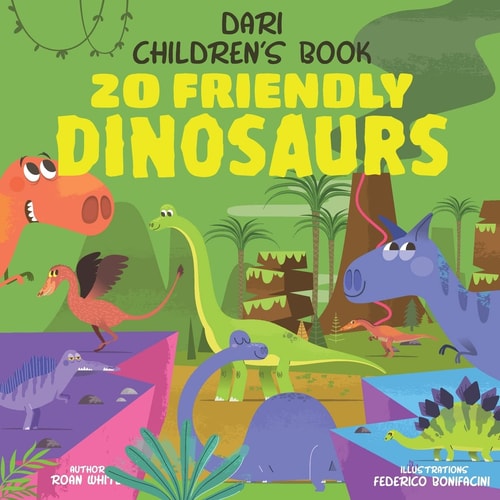 Dari Children's Book 20 Friendly Dinosaurs