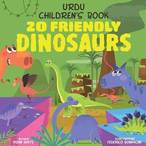 Urdu Children's Book 20 Friendly Dinosaurs