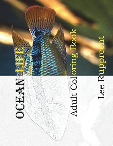 Ocean Life Adult Coloring Book