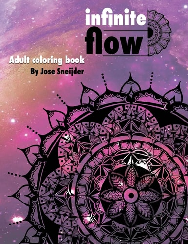 Infinite Flow Abstract Adult Coloring Book