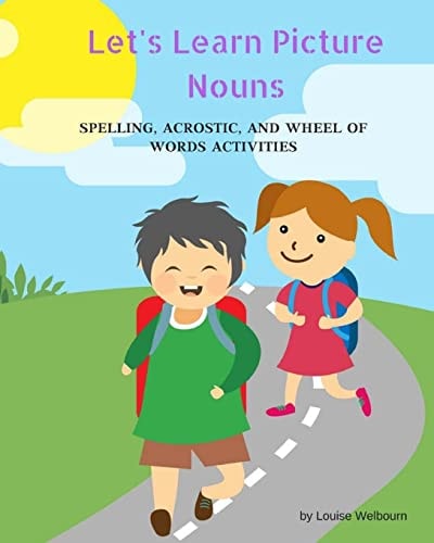 Let's Learn Picture Nouns Using Spelling, Acrostics, and Wheel of Word Activities