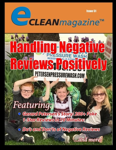 EClean Magazine Issue 51 Handling Negative Reviews Positively